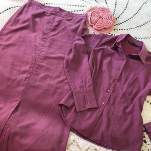 Velour Mauve Suit